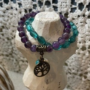 New! Tree of Life set of two bracelets